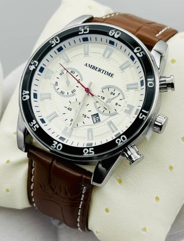 Montre -Ambertime (Silver & Dark night)