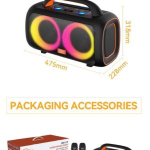 Haut parleur hi-fi portable d’extérieur sing z ZQS-19